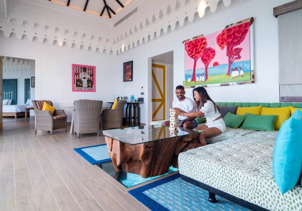 Two-Bedroom Water Villa with Pool at SAii Lagoon Maldives, Curio Collection by Hilton, view 2